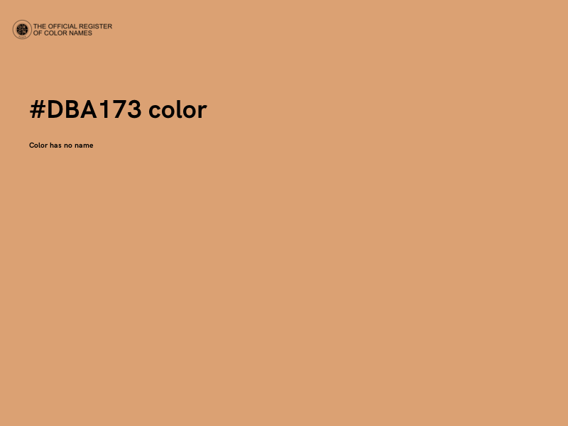 #DBA173 color image