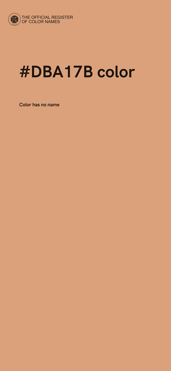 #DBA17B color image