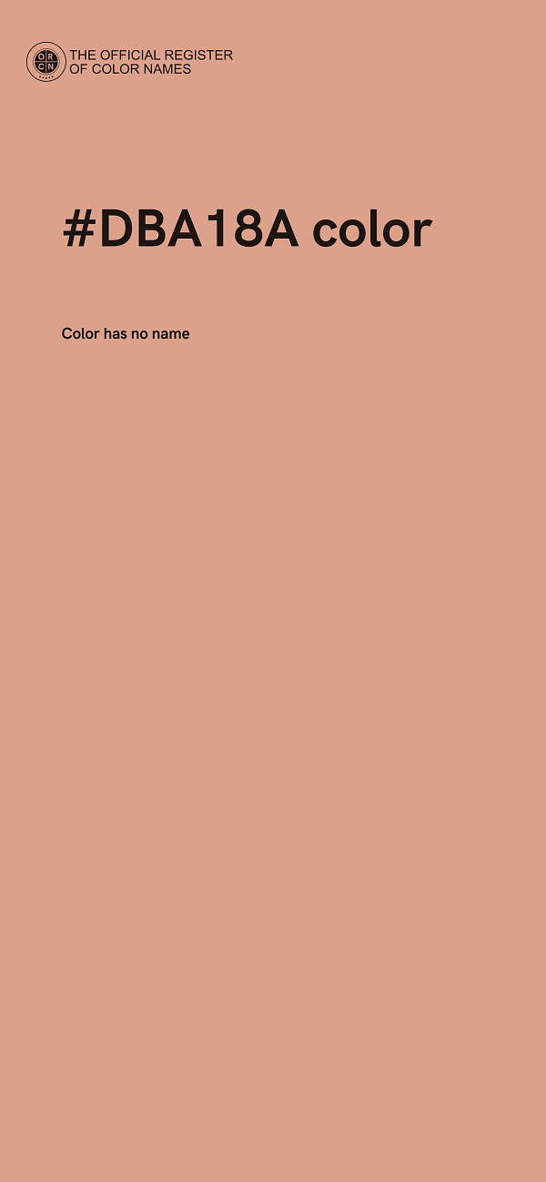 #DBA18A color image