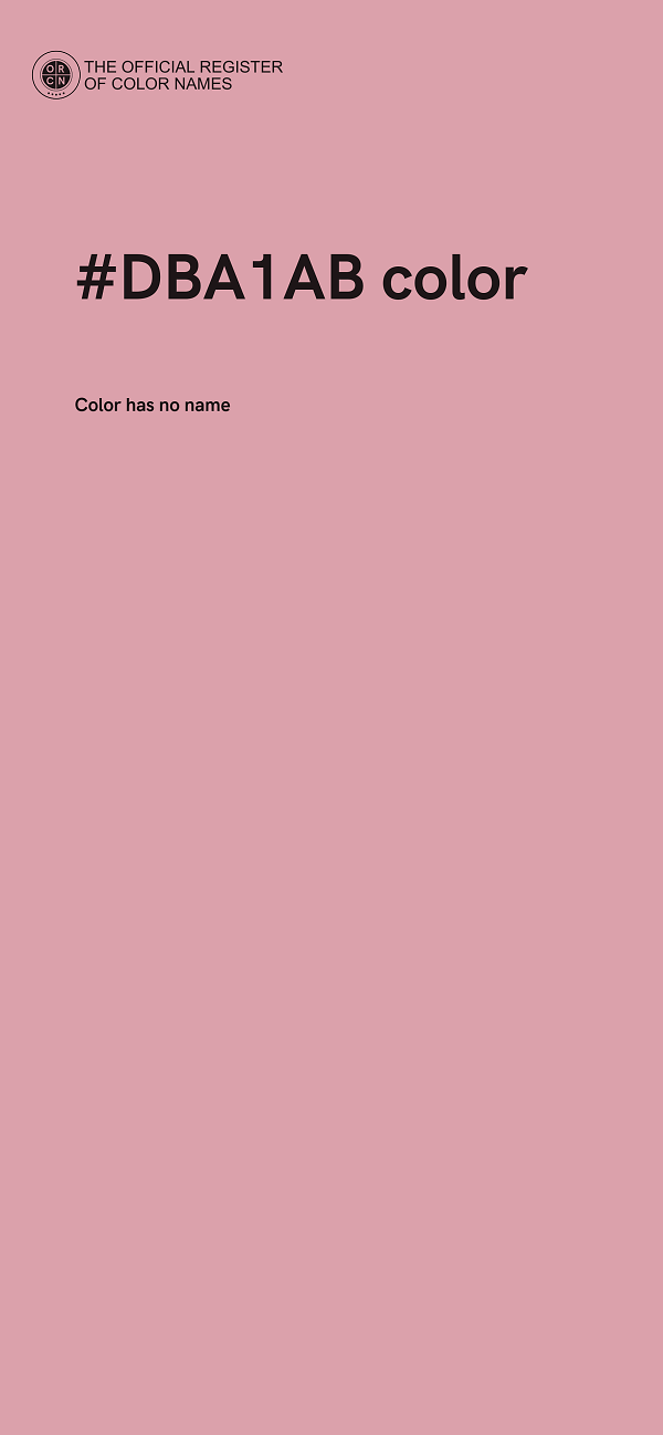 #DBA1AB color image