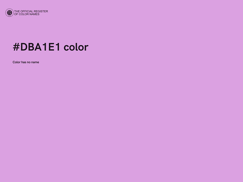 #DBA1E1 color image