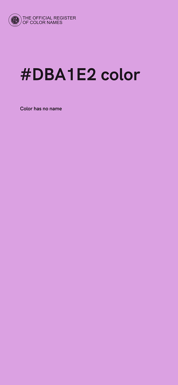 #DBA1E2 color image