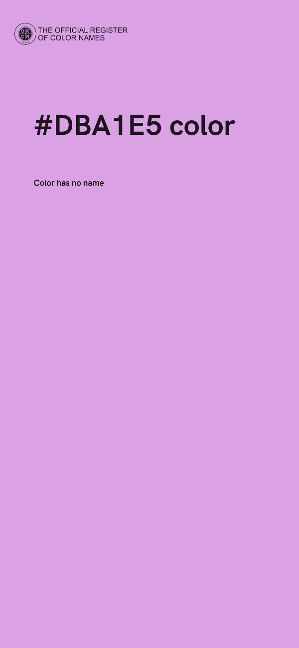 #DBA1E5 color image