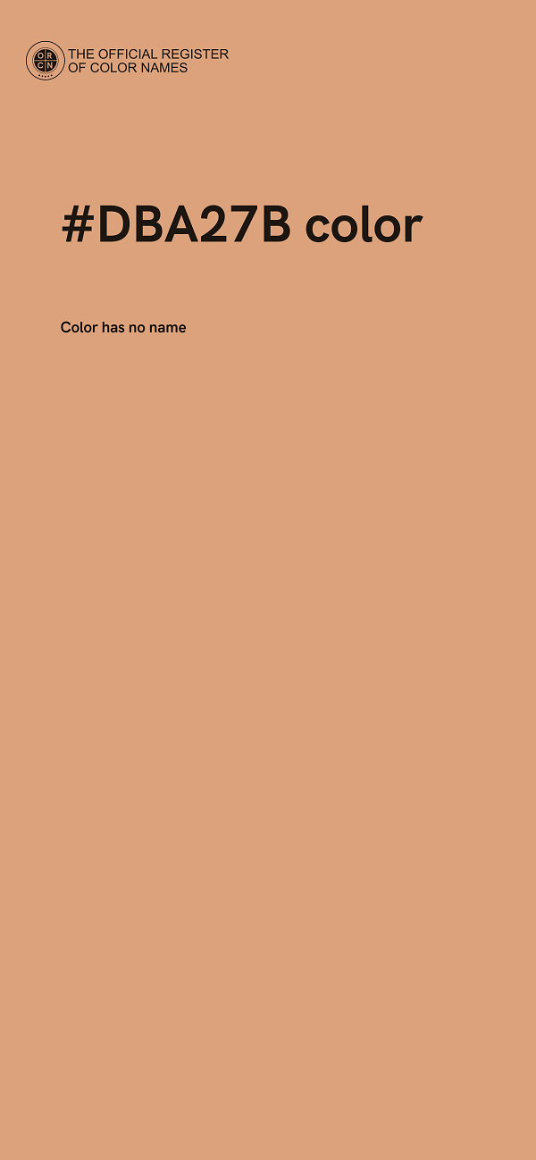 #DBA27B color image