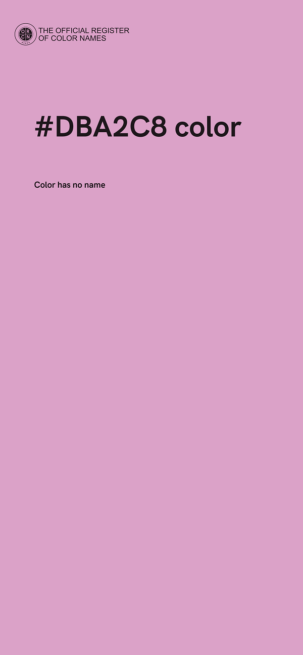 #DBA2C8 color image