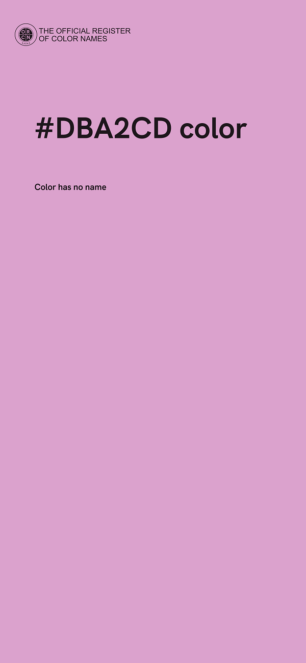 #DBA2CD color image