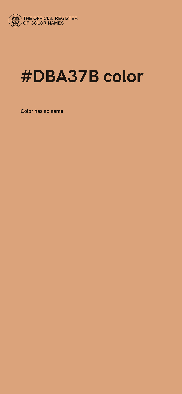 #DBA37B color image