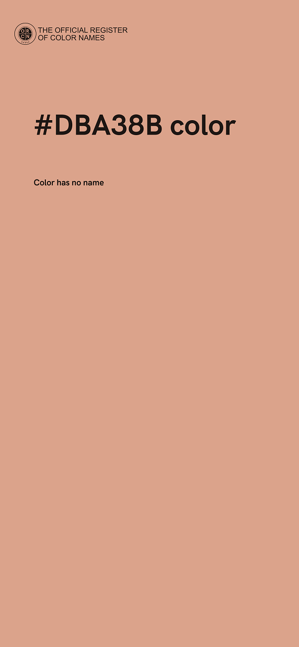 #DBA38B color image