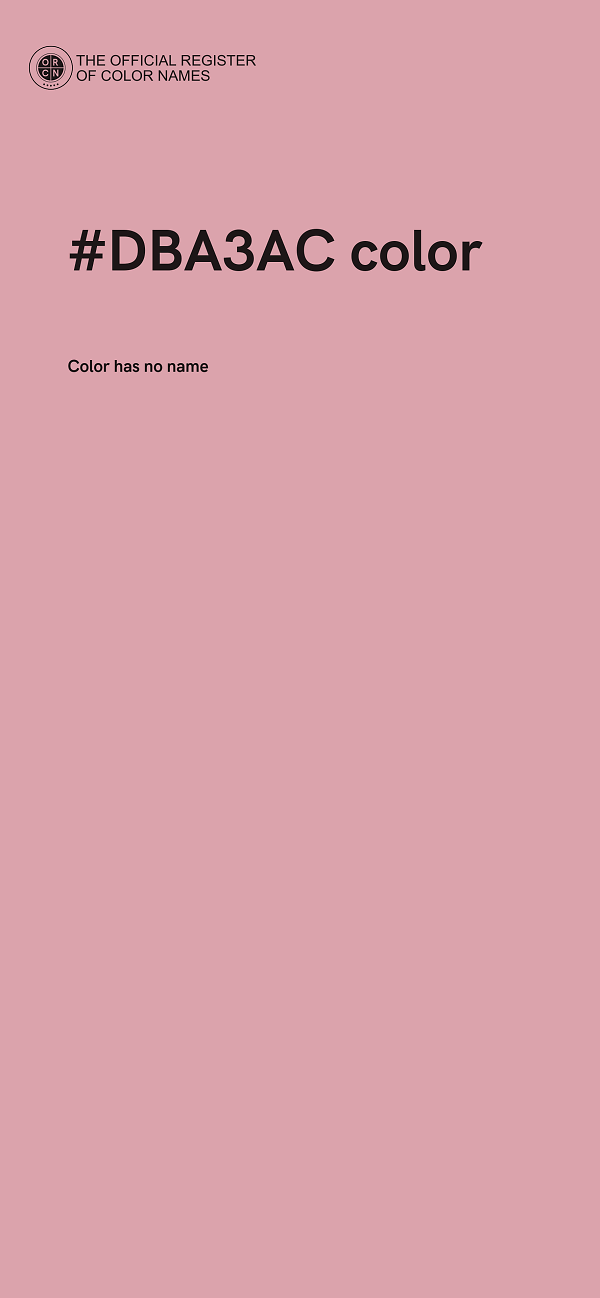 #DBA3AC color image