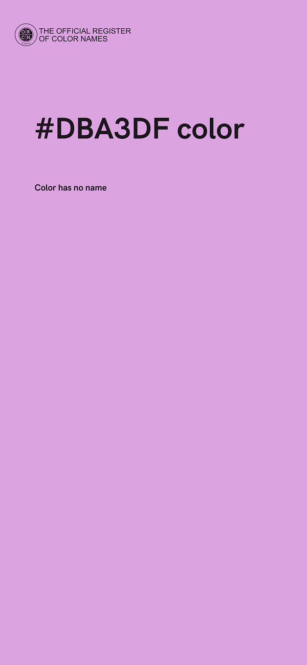 #DBA3DF color image