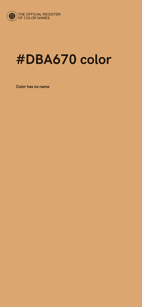 #DBA670 color image