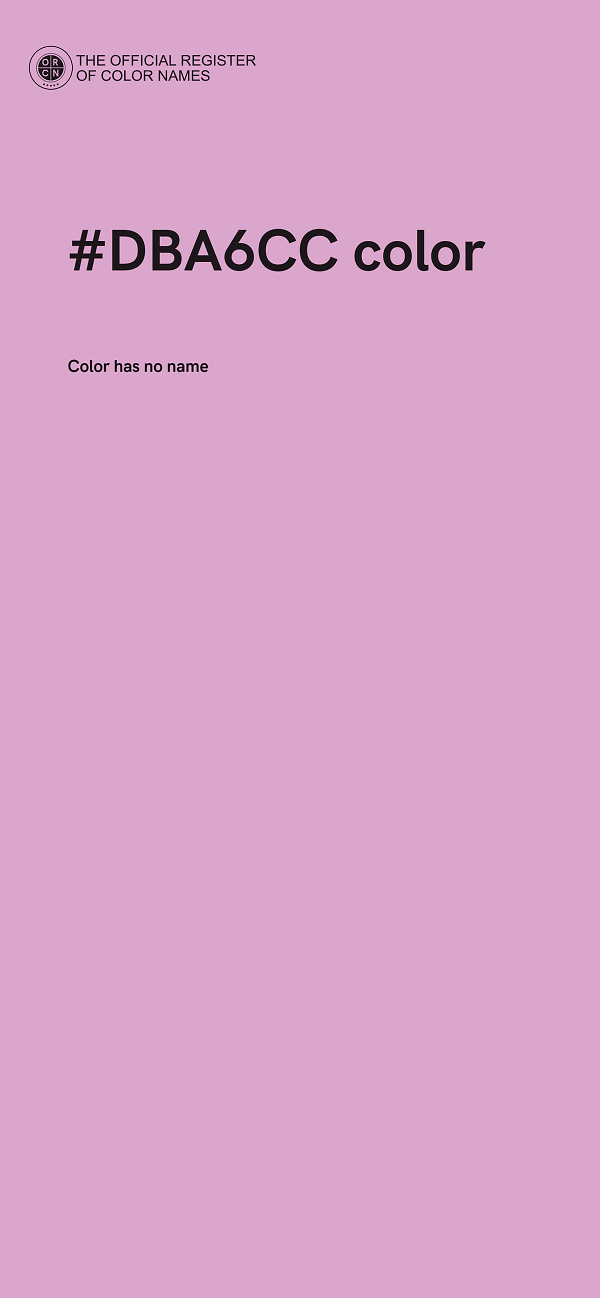 #DBA6CC color image