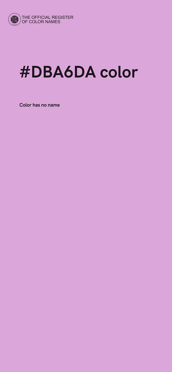 #DBA6DA color image