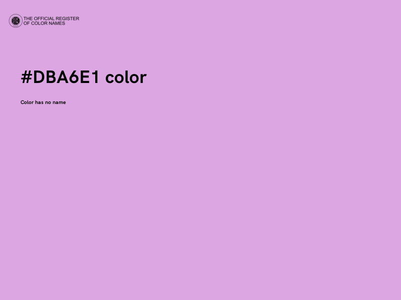 #DBA6E1 color image