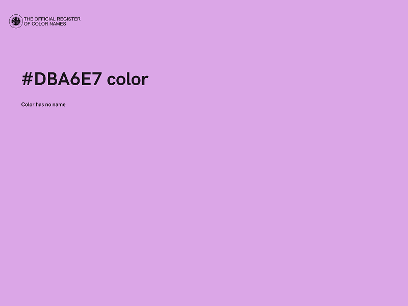 #DBA6E7 color image
