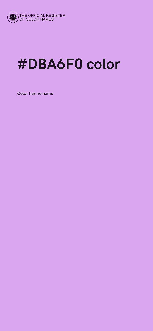 #DBA6F0 color image