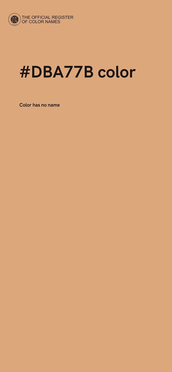 #DBA77B color image