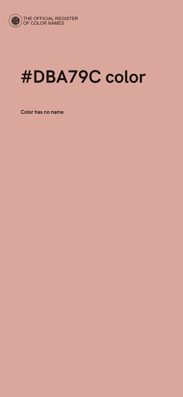 #DBA79C color image