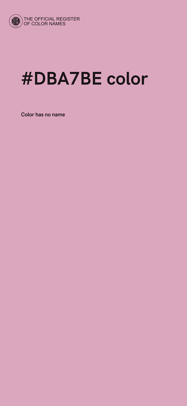 #DBA7BE color image