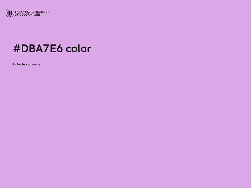 #DBA7E6 color image