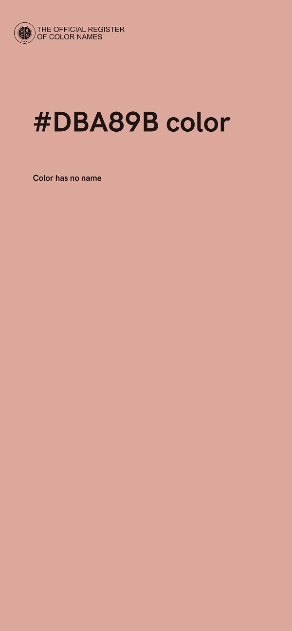 #DBA89B color image