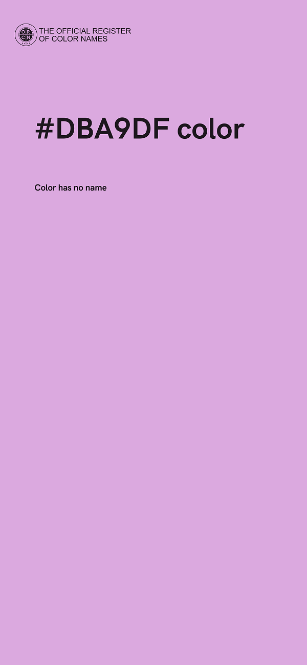 #DBA9DF color image
