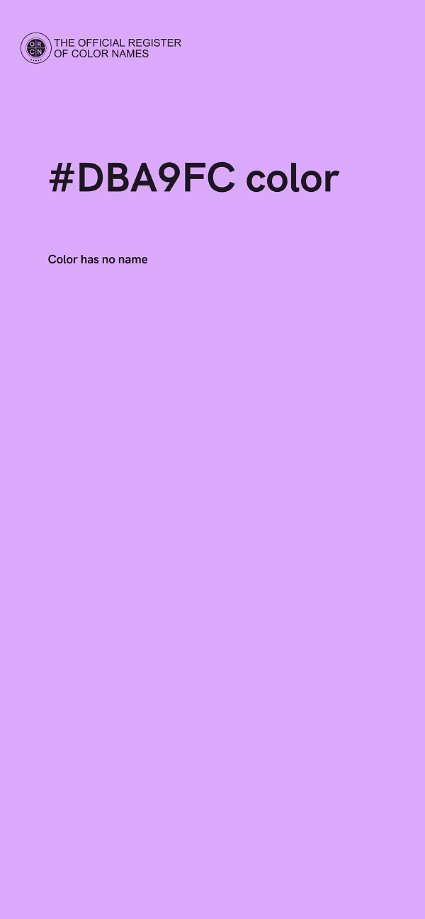 #DBA9FC color image