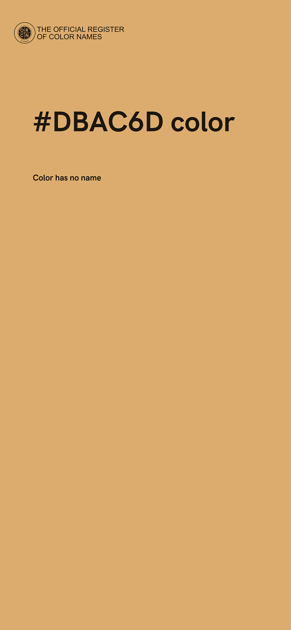 #DBAC6D color image