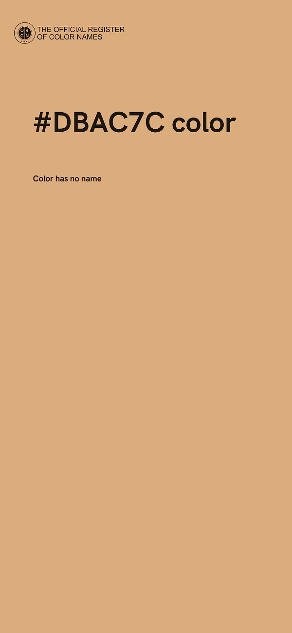#DBAC7C color image