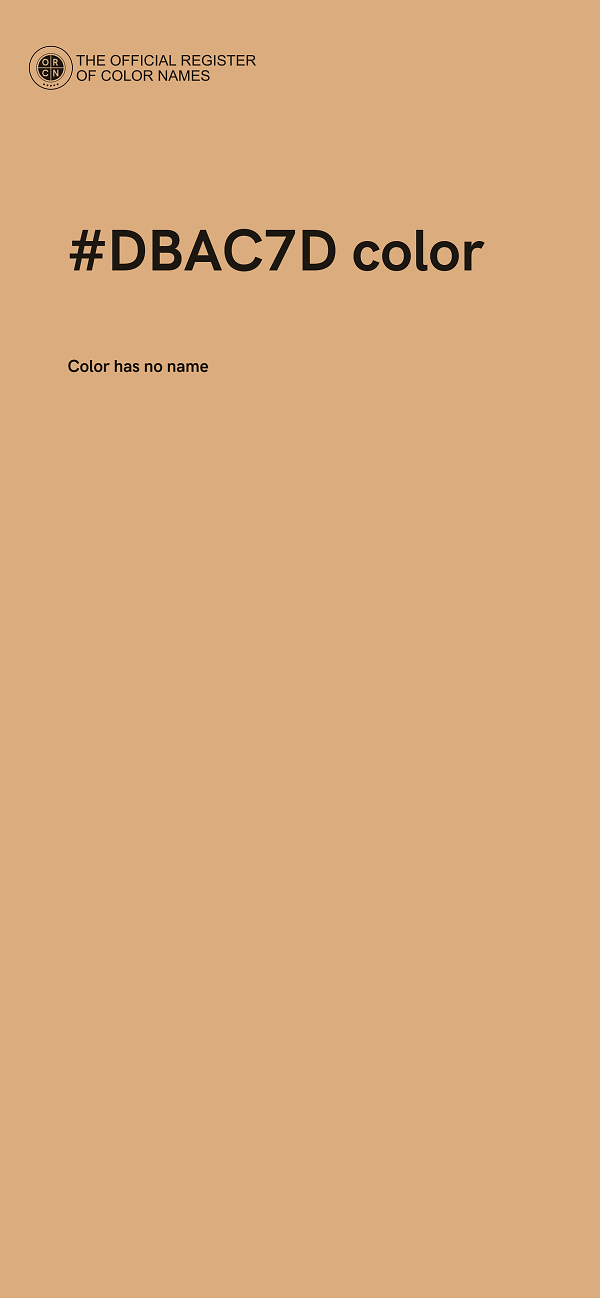 #DBAC7D color image