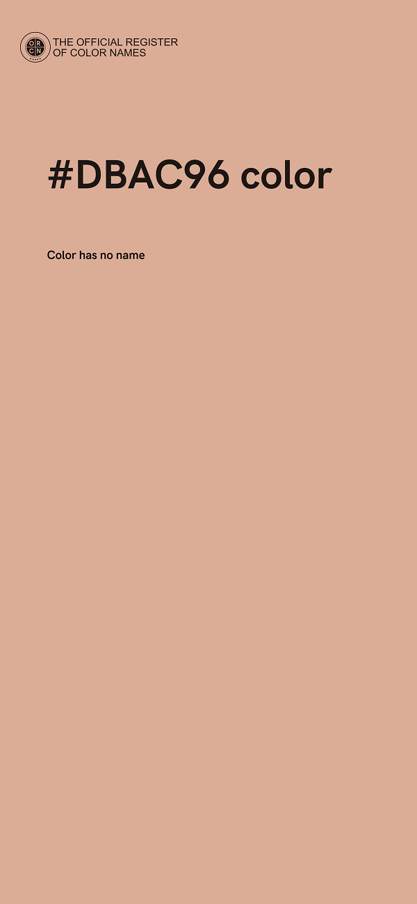 #DBAC96 color image
