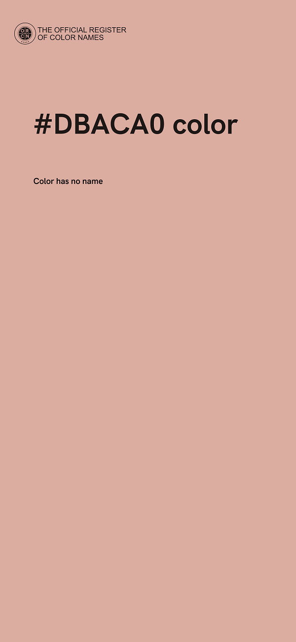#DBACA0 color image