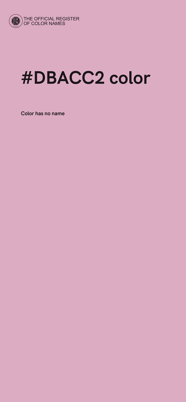 #DBACC2 color image