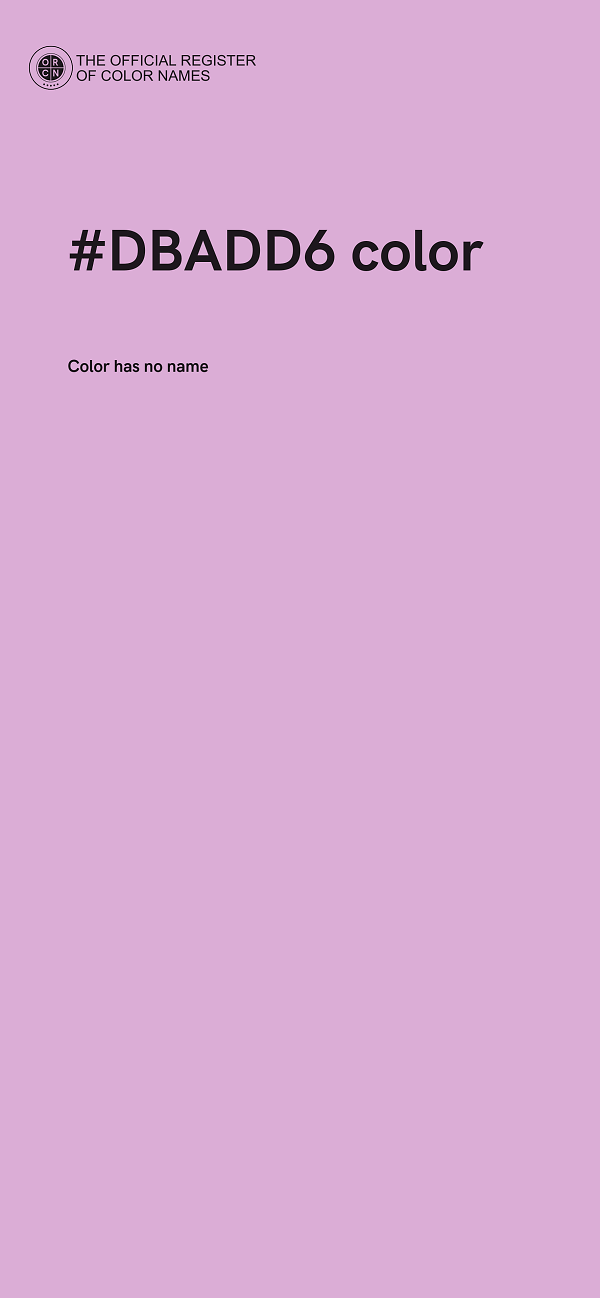 #DBADD6 color image
