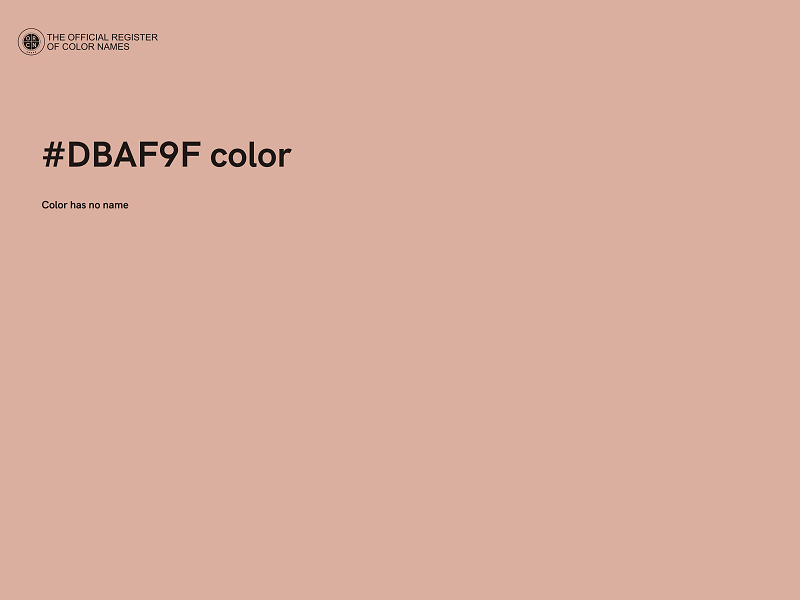 #DBAF9F color image