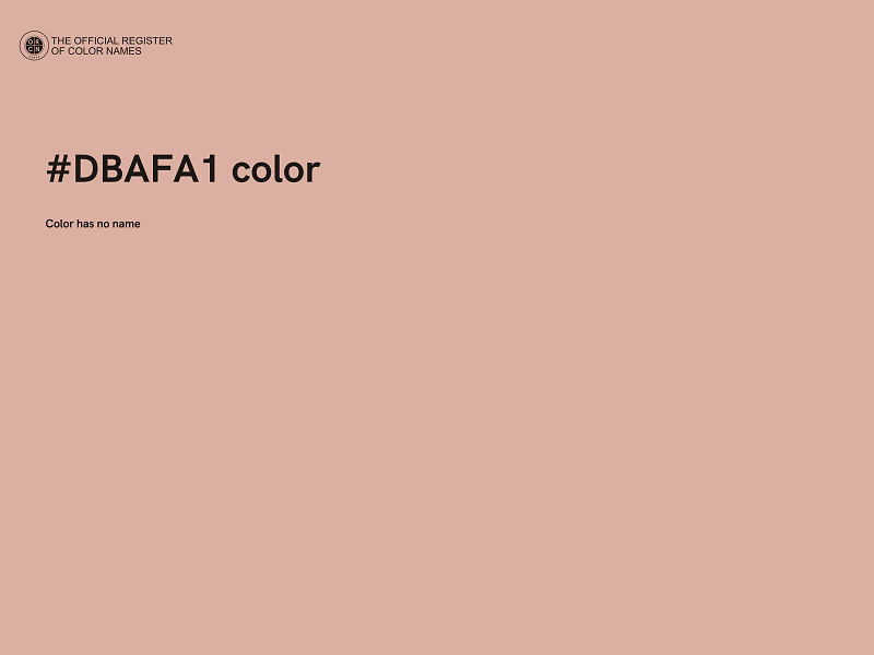 #DBAFA1 color image