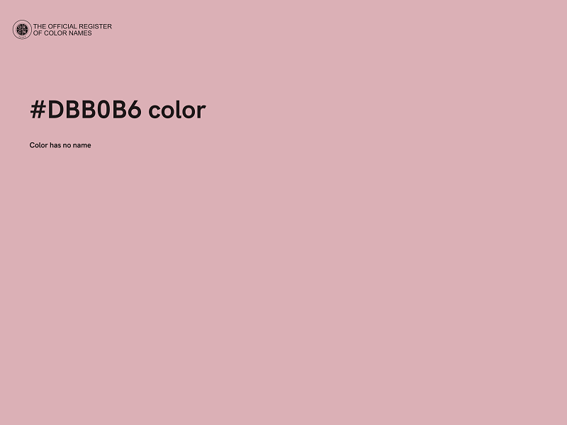#DBB0B6 color image