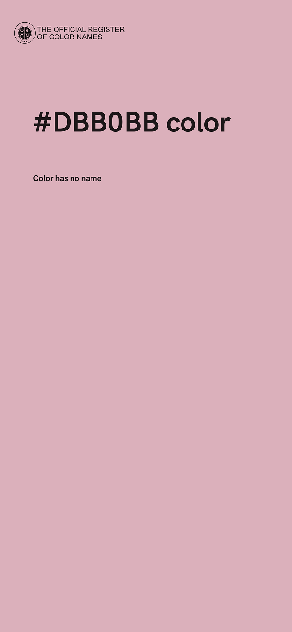 #DBB0BB color image