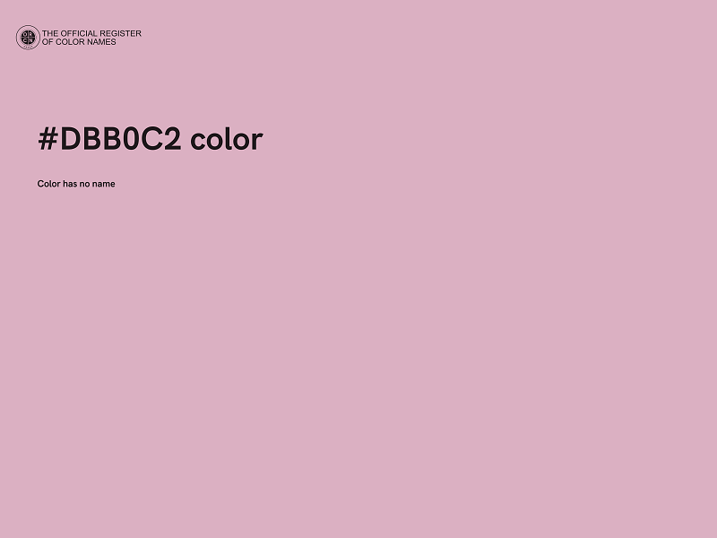 #DBB0C2 color image