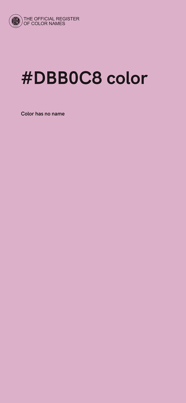 #DBB0C8 color image