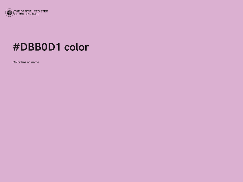 #DBB0D1 color image