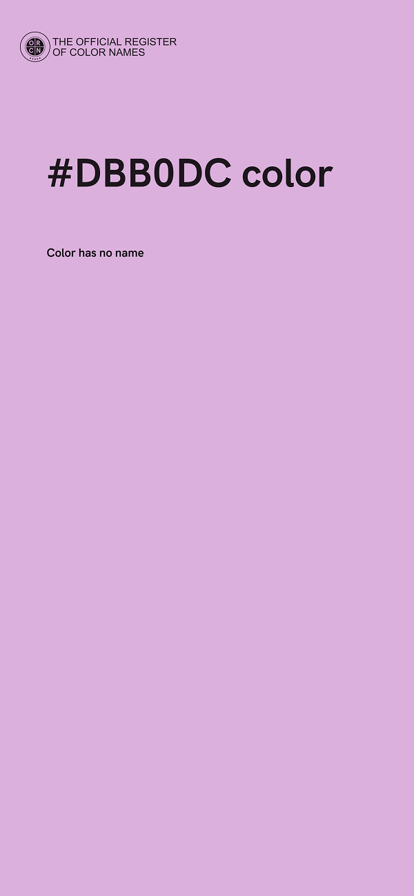 #DBB0DC color image