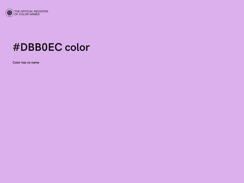 #DBB0EC color image