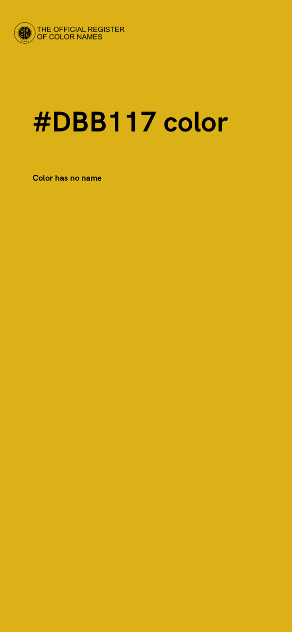 #DBB117 color image