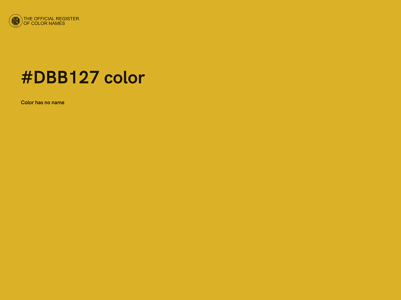 #DBB127 color image