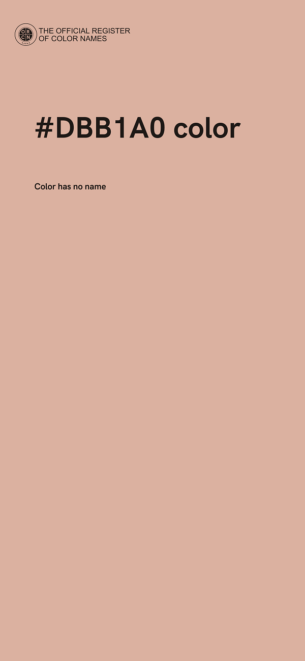 #DBB1A0 color image