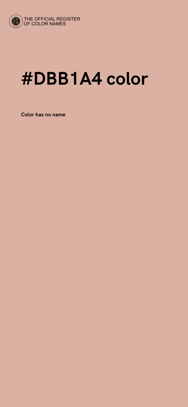 #DBB1A4 color image
