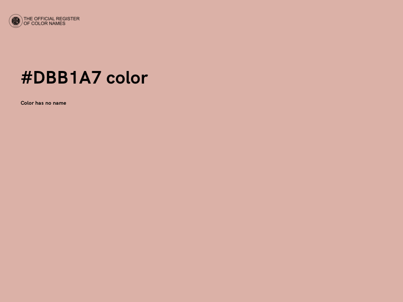 #DBB1A7 color image