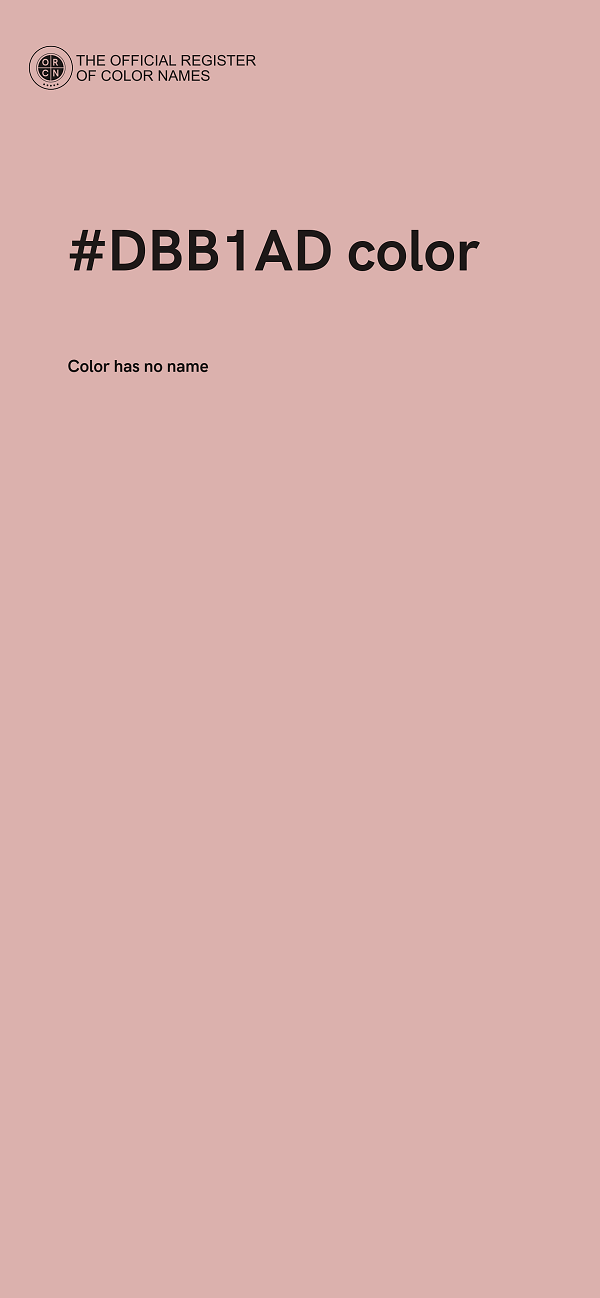 #DBB1AD color image