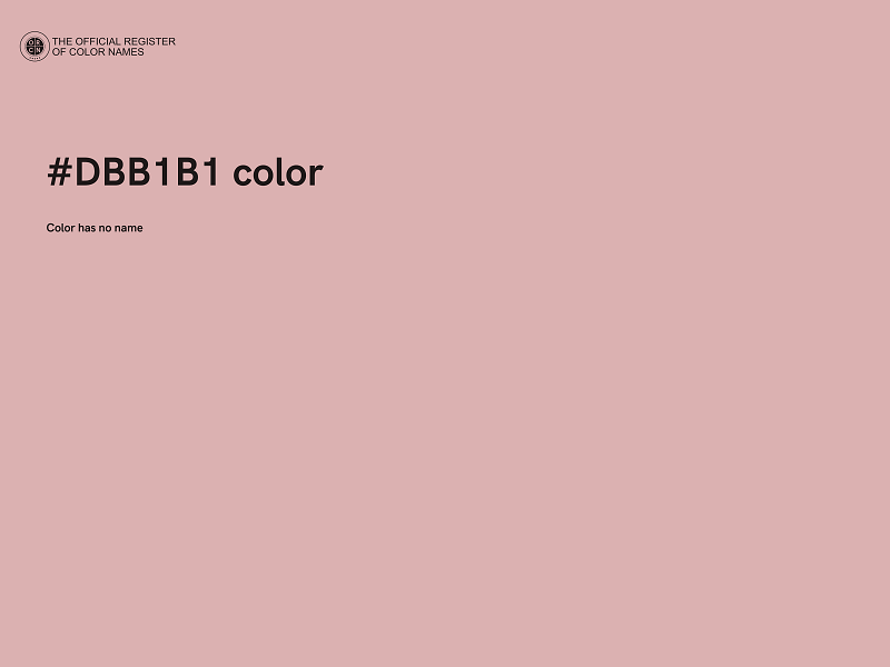 #DBB1B1 color image
